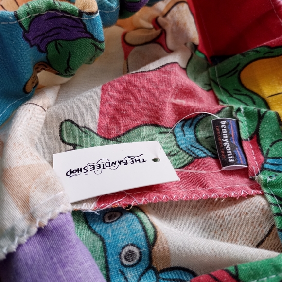 Custom Reworked Vintage 1988 Teenage Mutant Ninja Turtles Bennygonia Shorts - Picture 3 of 8